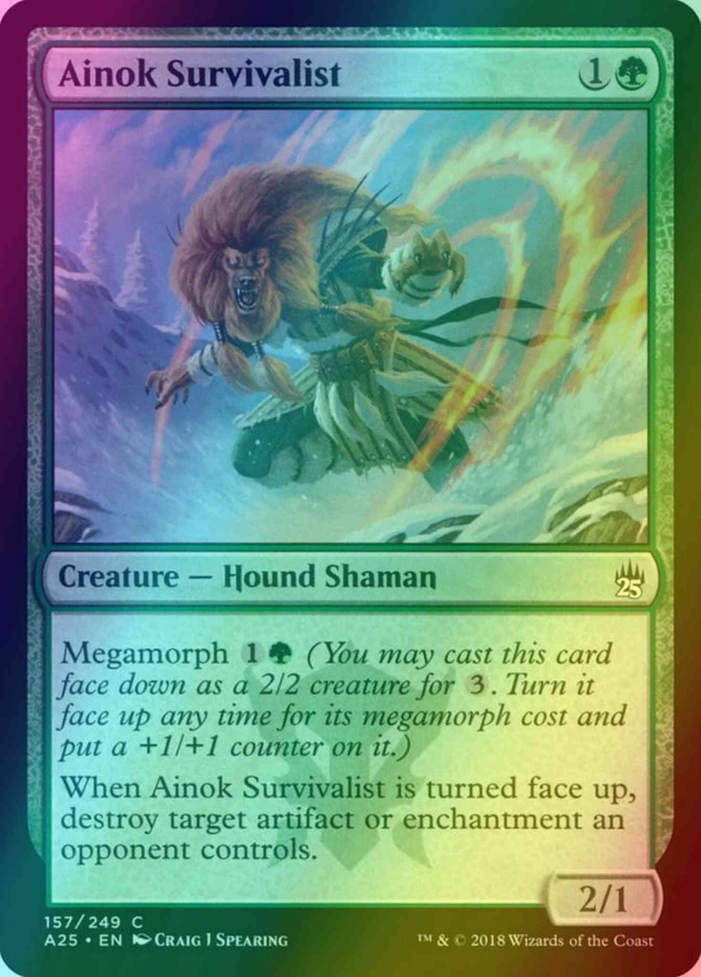 Ainok Survivalist [157] [Masters 25] [Foil]