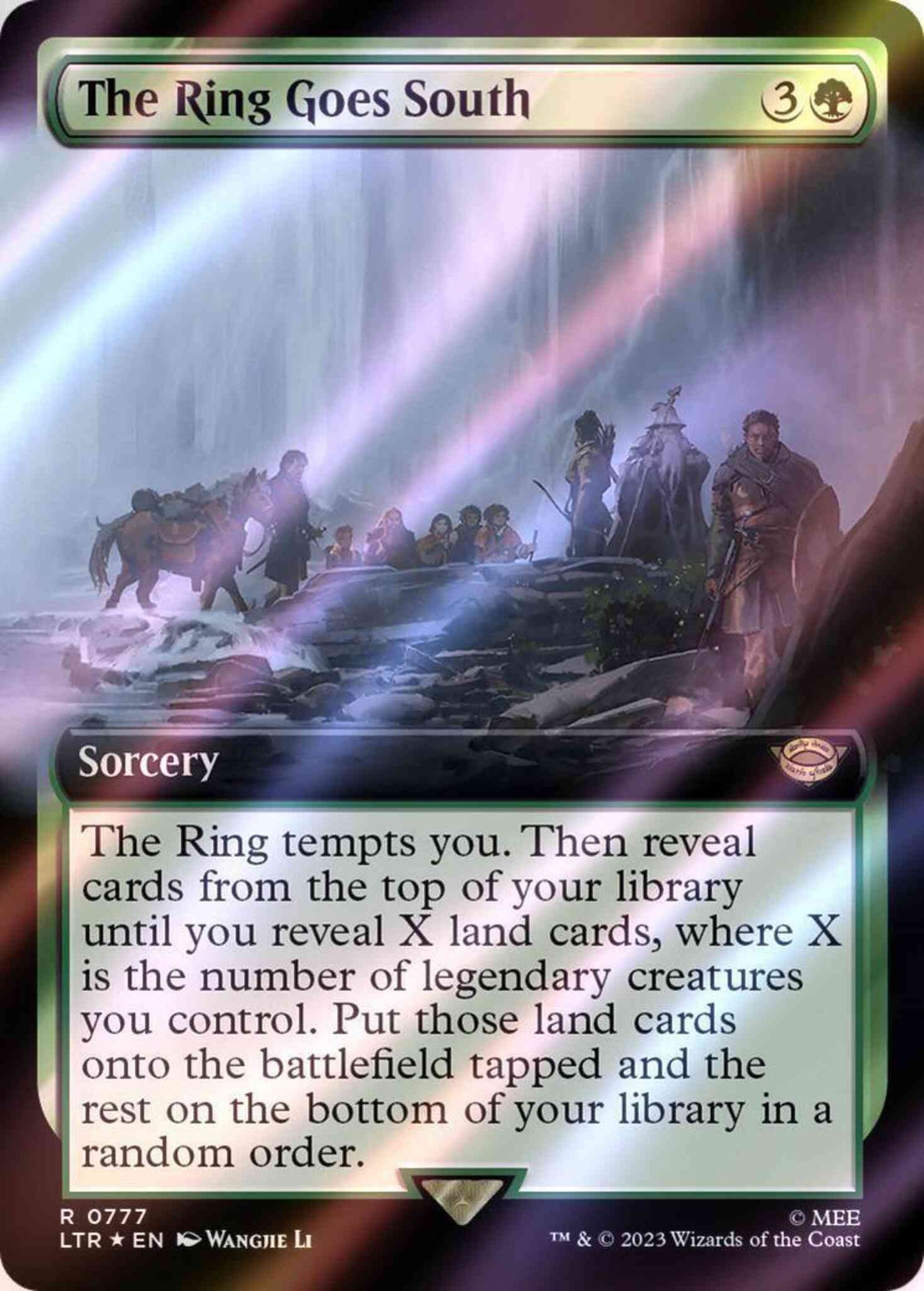 The Ring Goes South [777] [Extended Art] [The Lord of the Rings: Tales of Middle-earth] [Surge Foil]