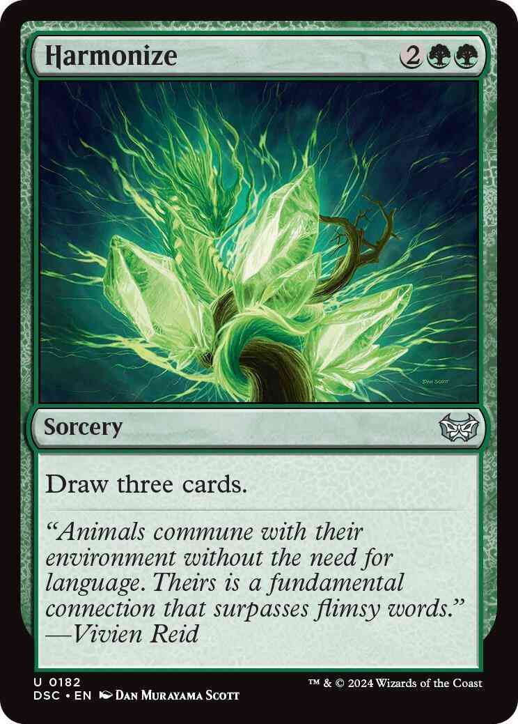 Harmonize [182] [Duskmourn: House of Horror: Commander] [Non-Foil]