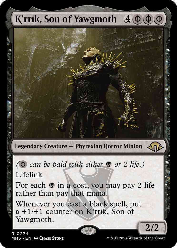 K'rrik, Son of Yawgmoth [274] [Modern Horizons 3] [Non-Foil]