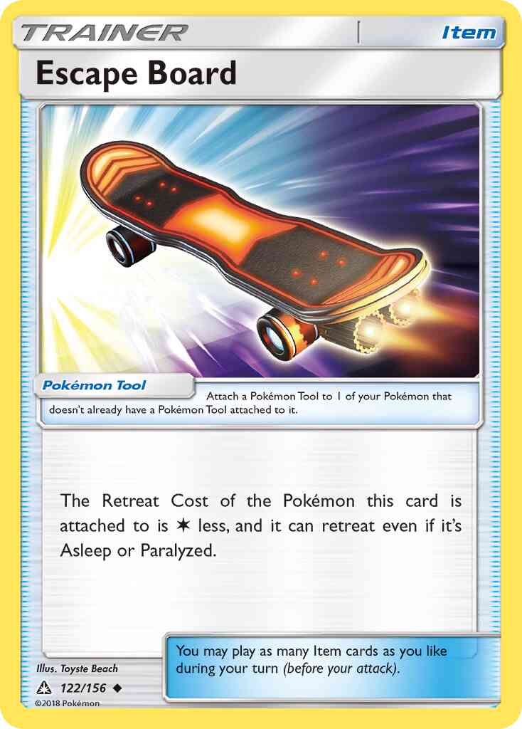 Escape Board - 122/156 - Uncommon [sm5-122] [Non-Holo]