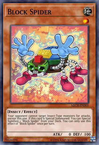 Block Spider - NECH-EN003 - Common - 1st Edition