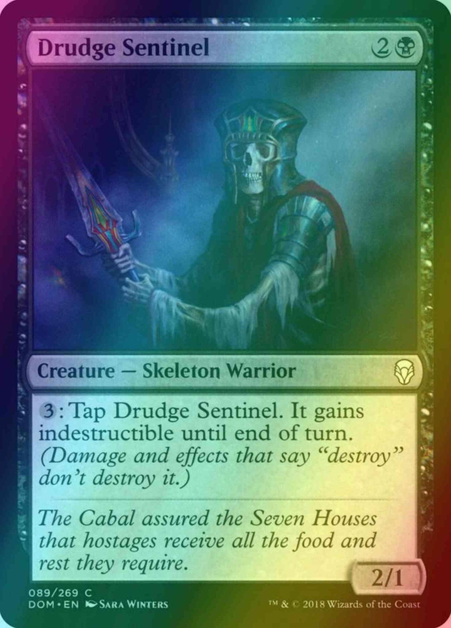 Drudge Sentinel [89] [Dominaria] [Foil]