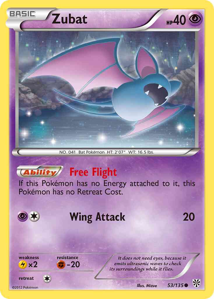 Zubat - 53/135 - Common [bw8-53] [Non-Holo]