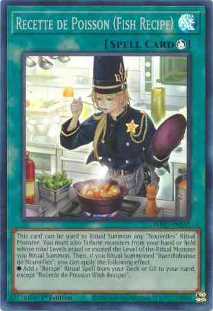 Recette de Poisson (Fish Recipe) - WISU-EN037 - Super Rare - 1st Edition