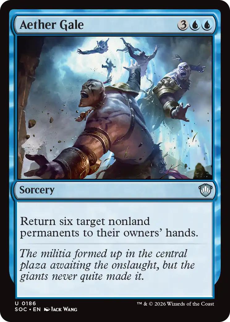 Aether Gale [186] [Secrets of Strixhaven: Commander] [Non-Foil]