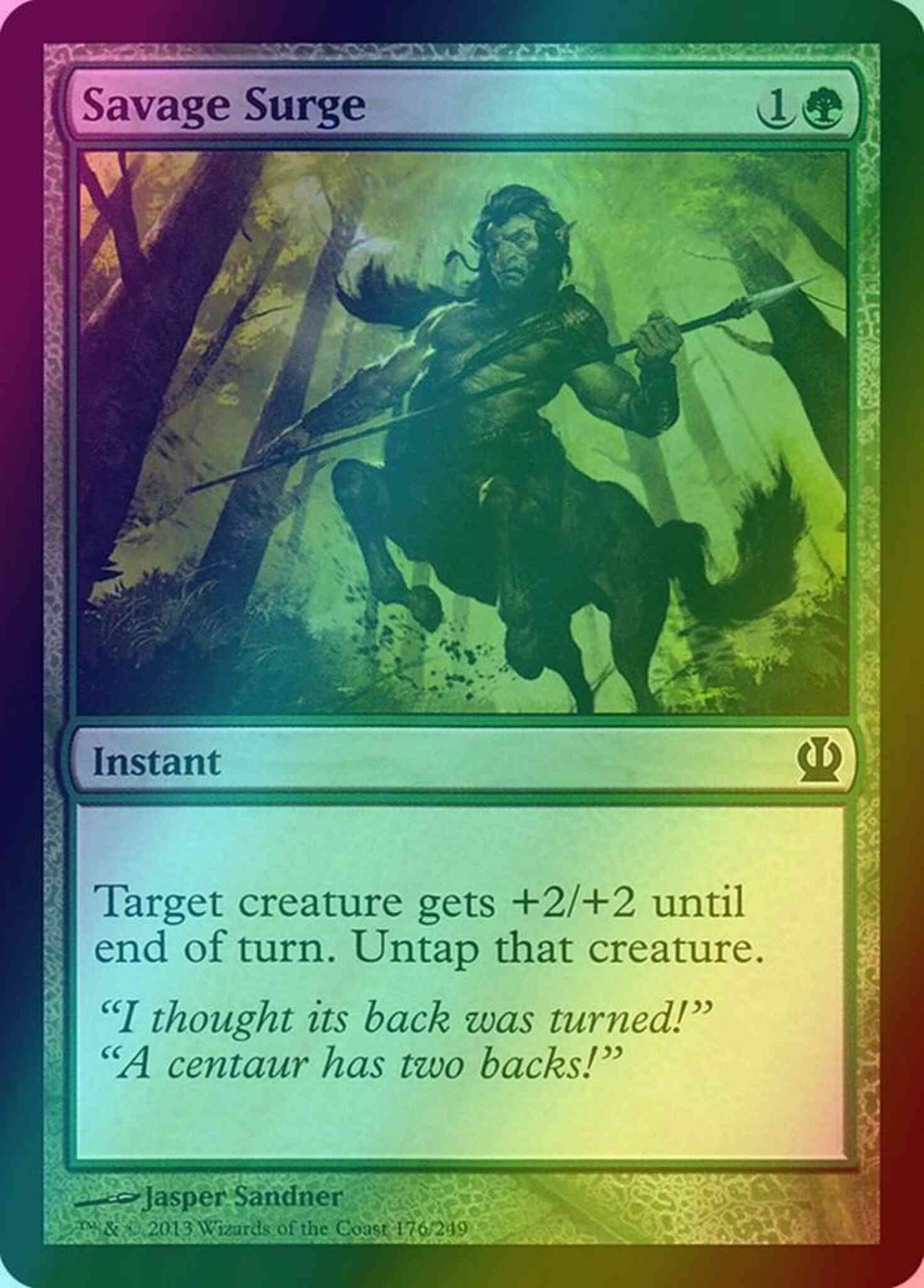 Savage Surge [176] [Theros] [Foil]