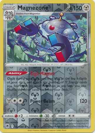 Magnezone - 107/189 - Rare Holo [swsh10-107] [Reverse Holo]
