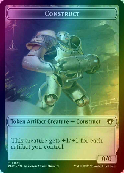 Construct Token (41) // Servo Token (45) [Commander Masters: Tokens] [Foil]