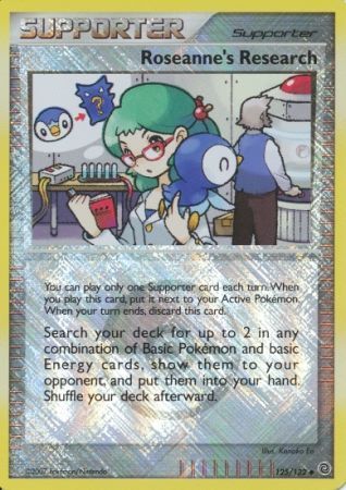 Roseanne's Research - 125/132 - League Promo [Reverse Holo]