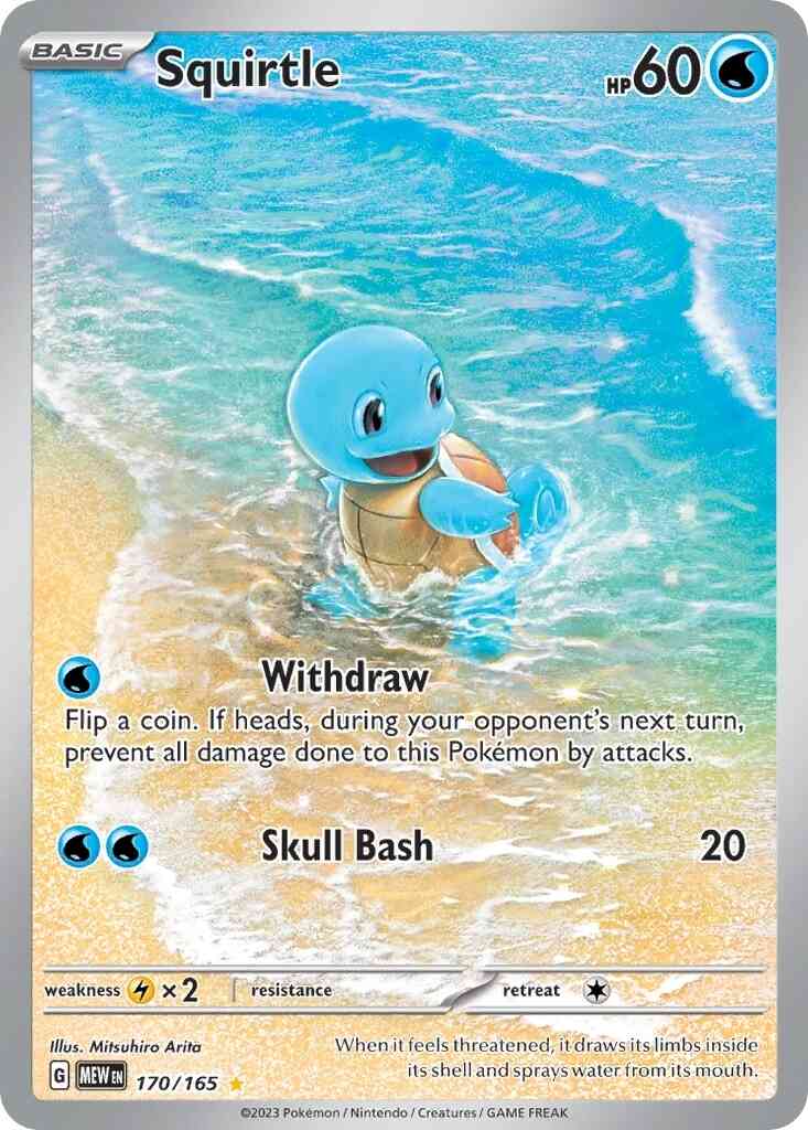 Squirtle - 170/165 - Illustration Rare [sv035-170] [Ultra]