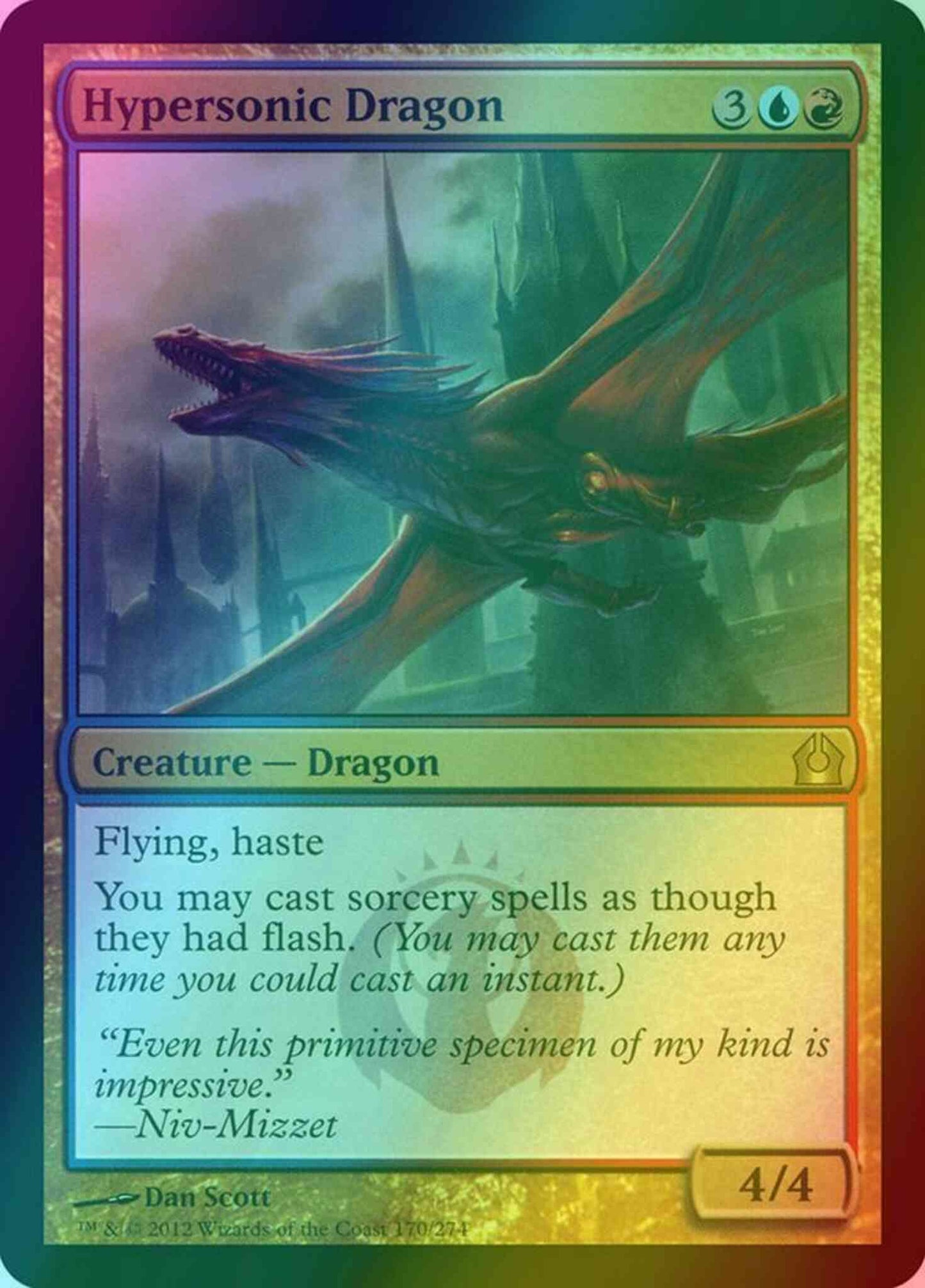 Hypersonic Dragon [170] [Return To Ravnica] [Foil]