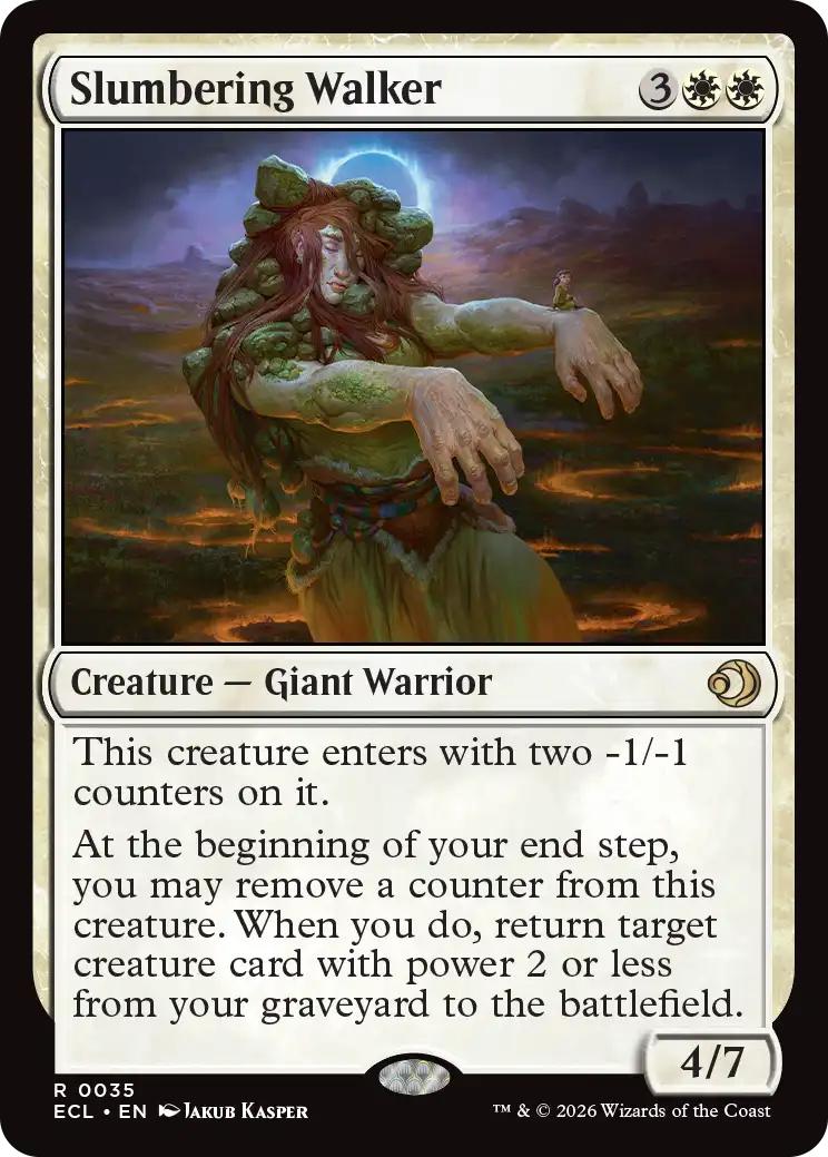 Slumbering Walker [35] [Lorwyn Eclipsed] [Non-Foil]