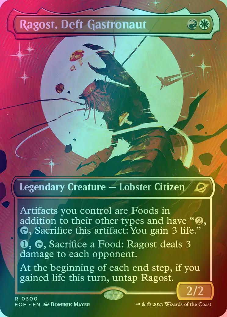 Ragost, Deft Gastronaut [300] [Borderless] [Triumphant] [Edge of Eternities] [Foil]