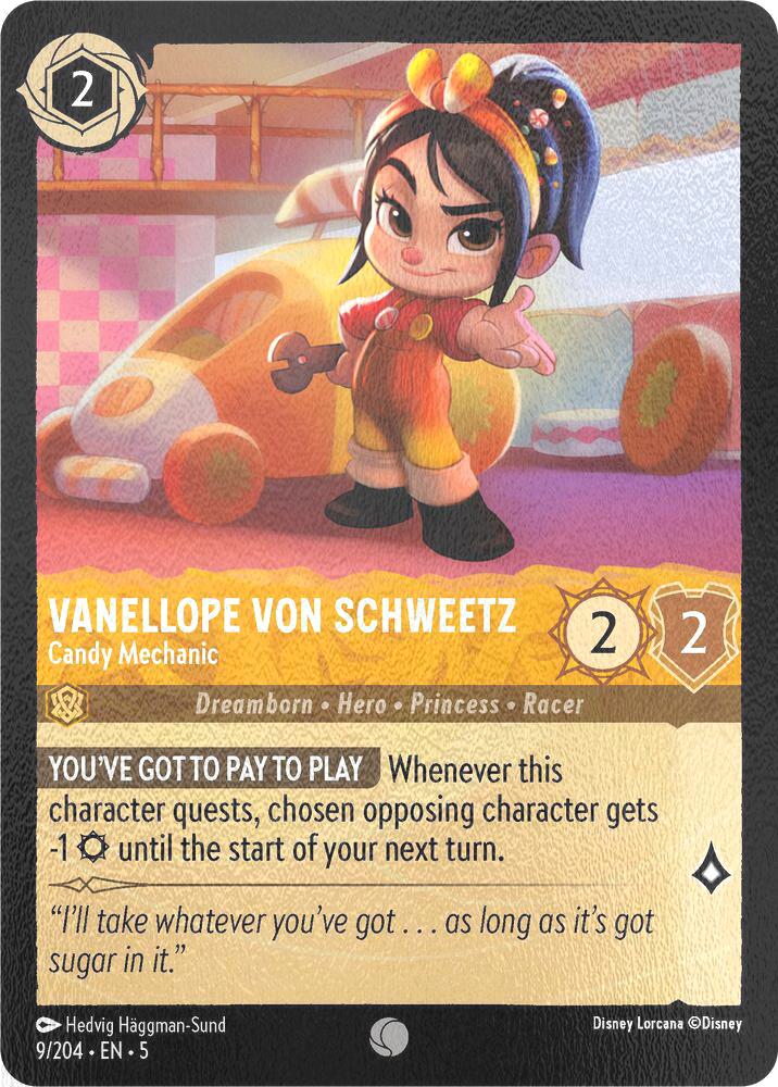 Vanellope von Schweetz - Candy Mechanic - 9/204 [Shimmering Skies] [Cold Foil]