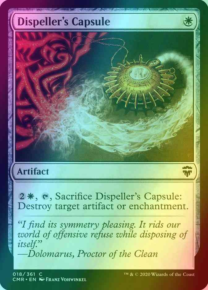 Dispeller's Capsule [18] [Commander Legends] [Foil]