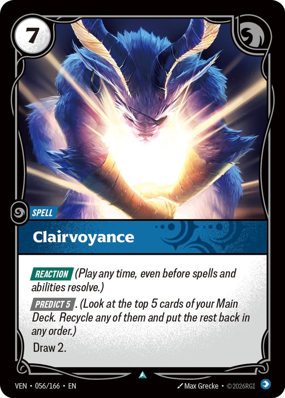 Clairvoyance - 056/166 [Vendetta] [Non-Foil]