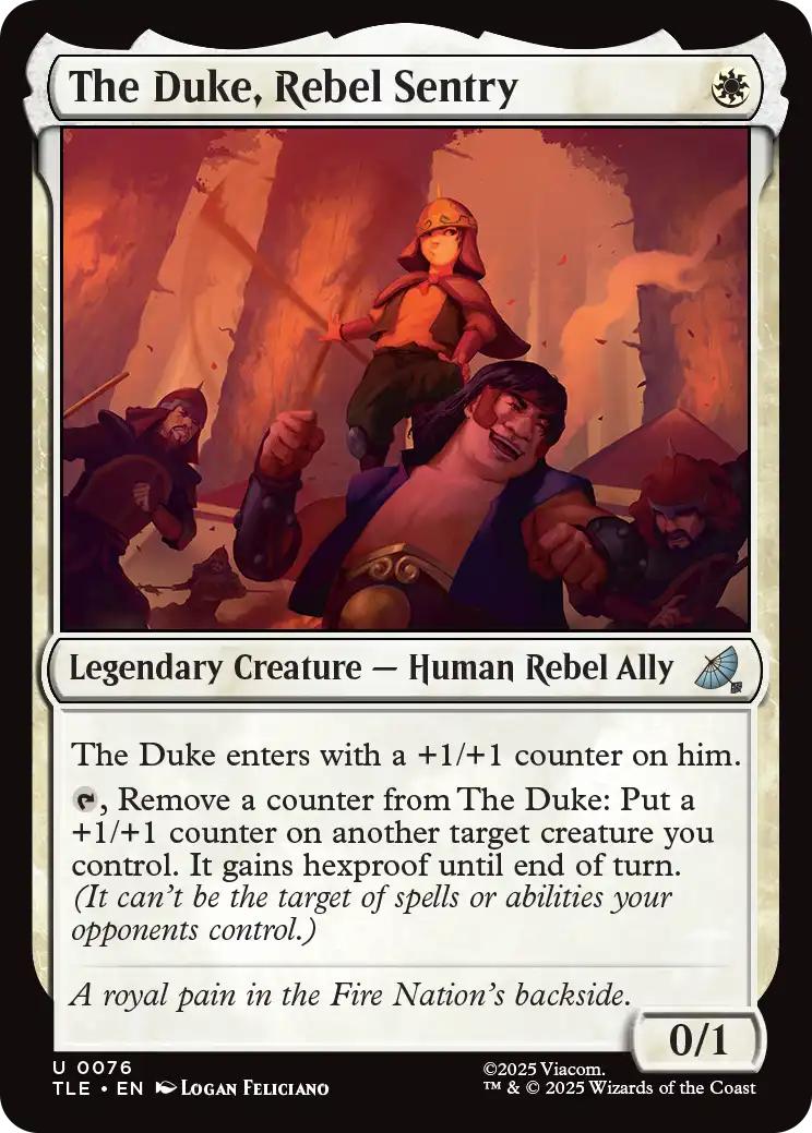 The Duke, Rebel Sentry [76] [Avatar: The Last Airbender Eternal] [Non-Foil]
