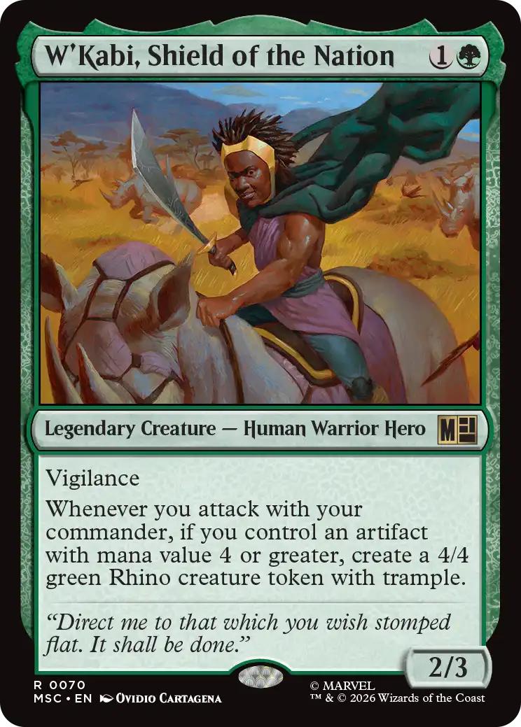 W'Kabi, Shield of the Nation [70] [Marvel Super Heroes: Commander] [Non-Foil]
