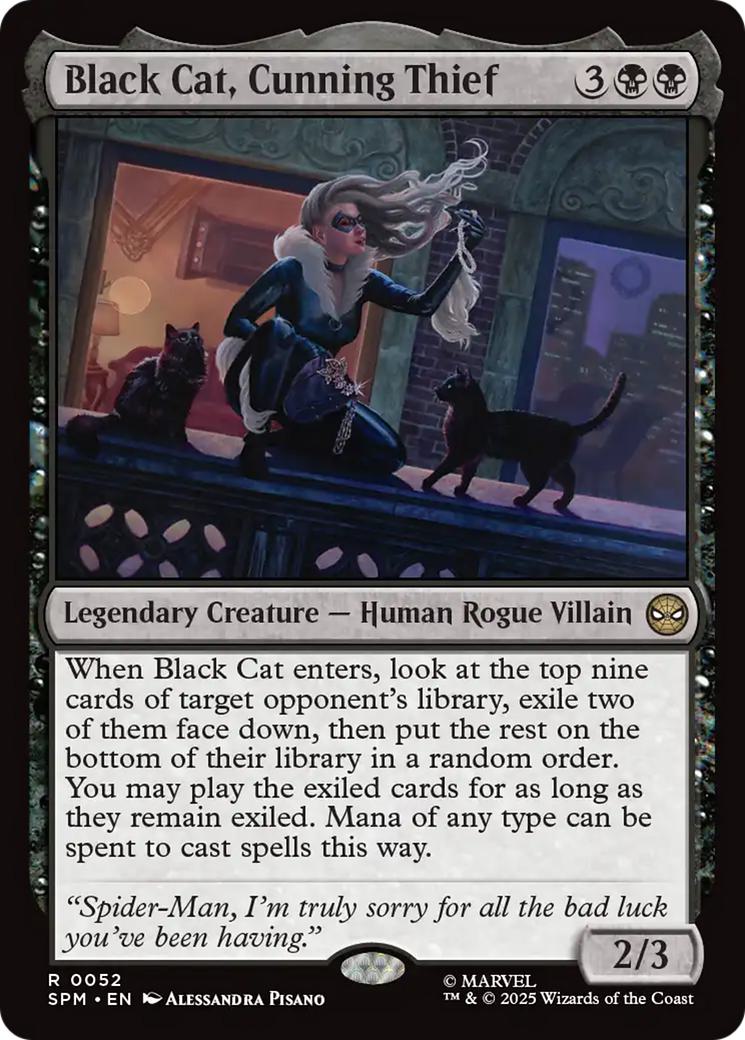 Black Cat, Cunning Thief [52] [Marvel's Spider-Man] [Non-Foil]