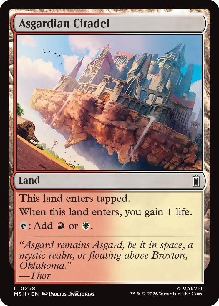Asgardian Citadel [258] [Marvel Super Heroes] [Non-Foil]