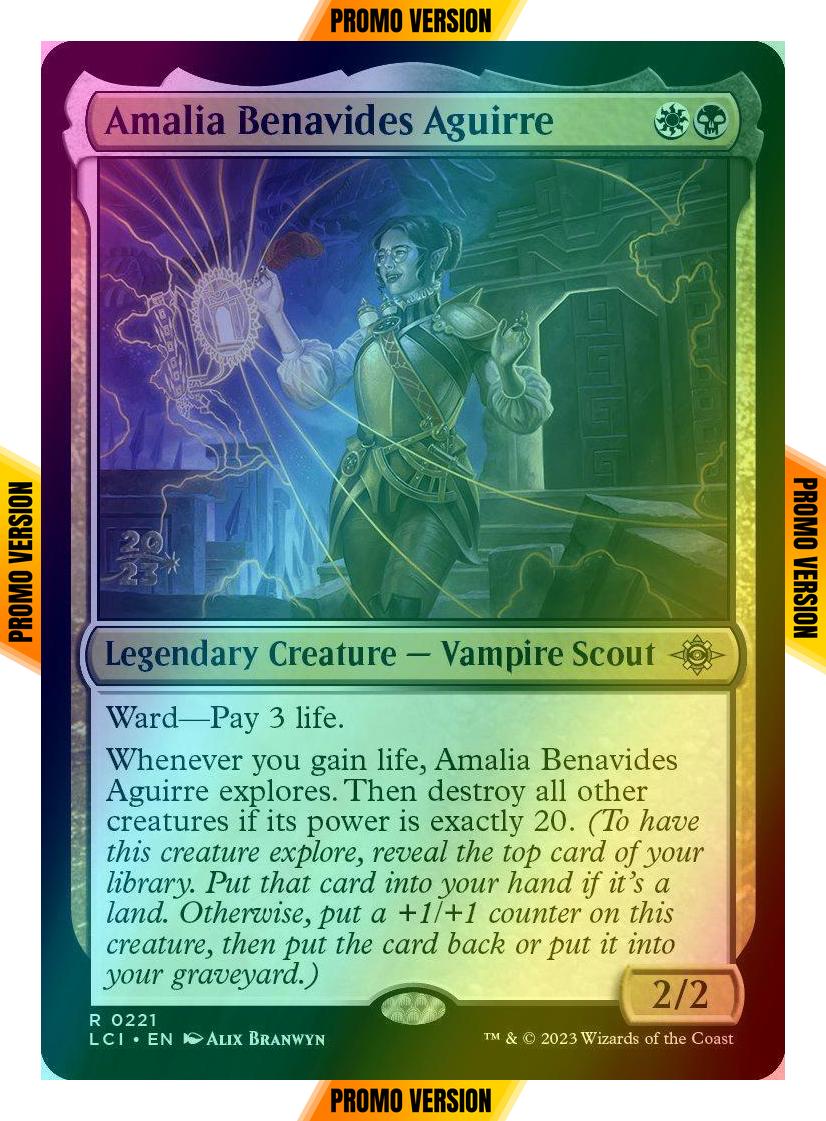 Amalia Benavides Aguirre [221s] [Prerelease] [The Lost Caverns of Ixalan: Promos] [Foil]