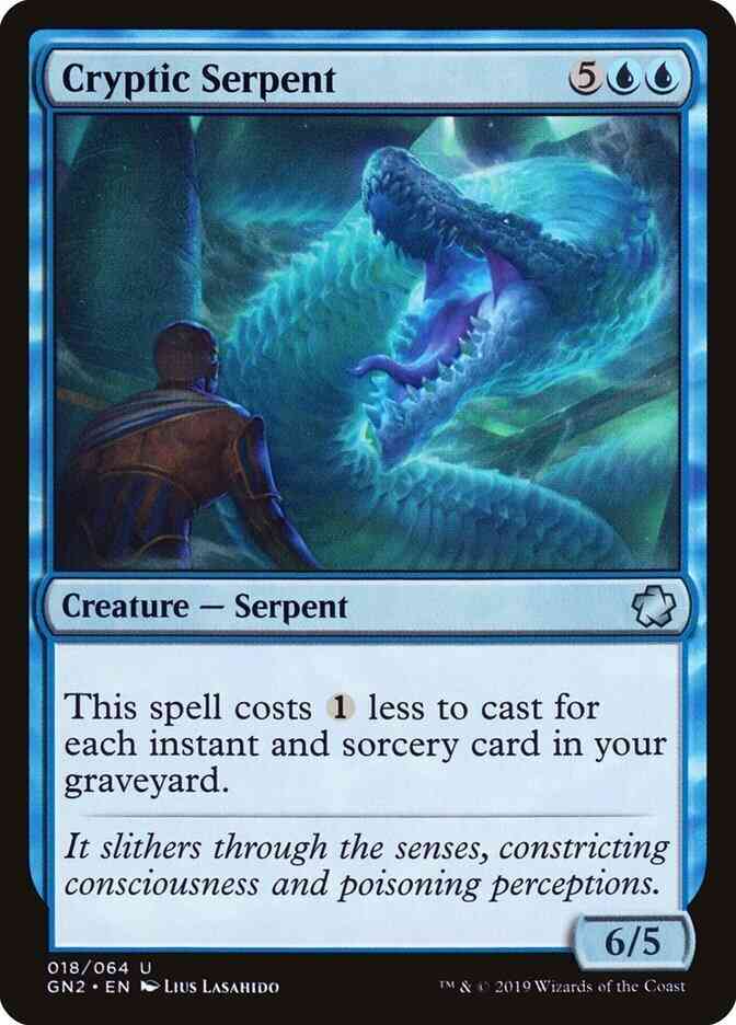 Cryptic Serpent [18] [Game Night 2019] [Non-Foil]