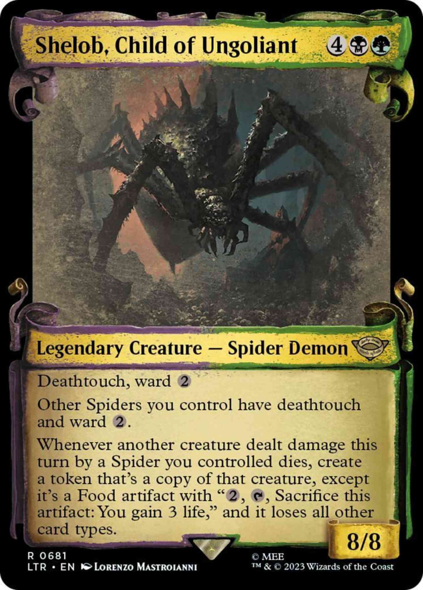Shelob, Child of Ungoliant [681] [Scrolls Showcase] [The Lord of the Rings: Tales of Middle-earth] [Non-Foil]