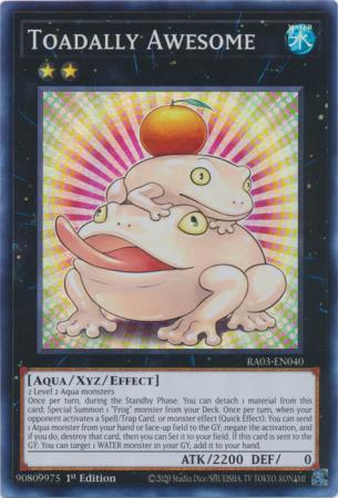 Toadally Awesome - RA03-EN040 - Super Rare - 1st Edition