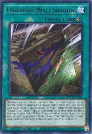Labyrinth Wall Shadow - MAZE-EN007 - Rare - 1st Edition
