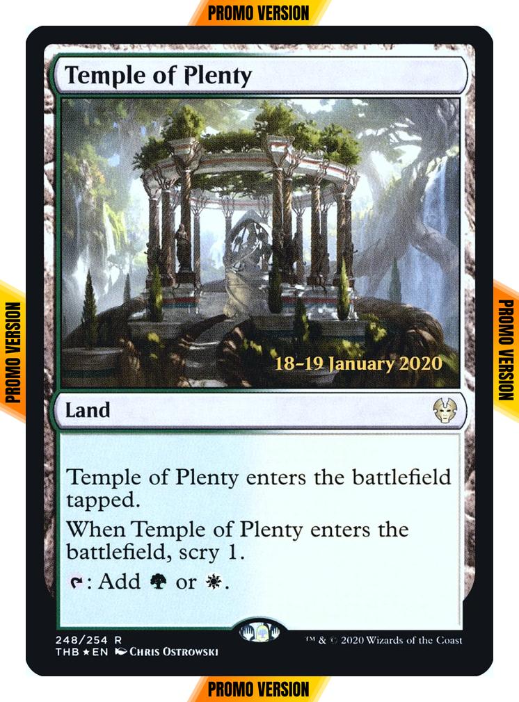 Temple of Plenty [248s] [Theros Beyond Death Promos] [Foil]
