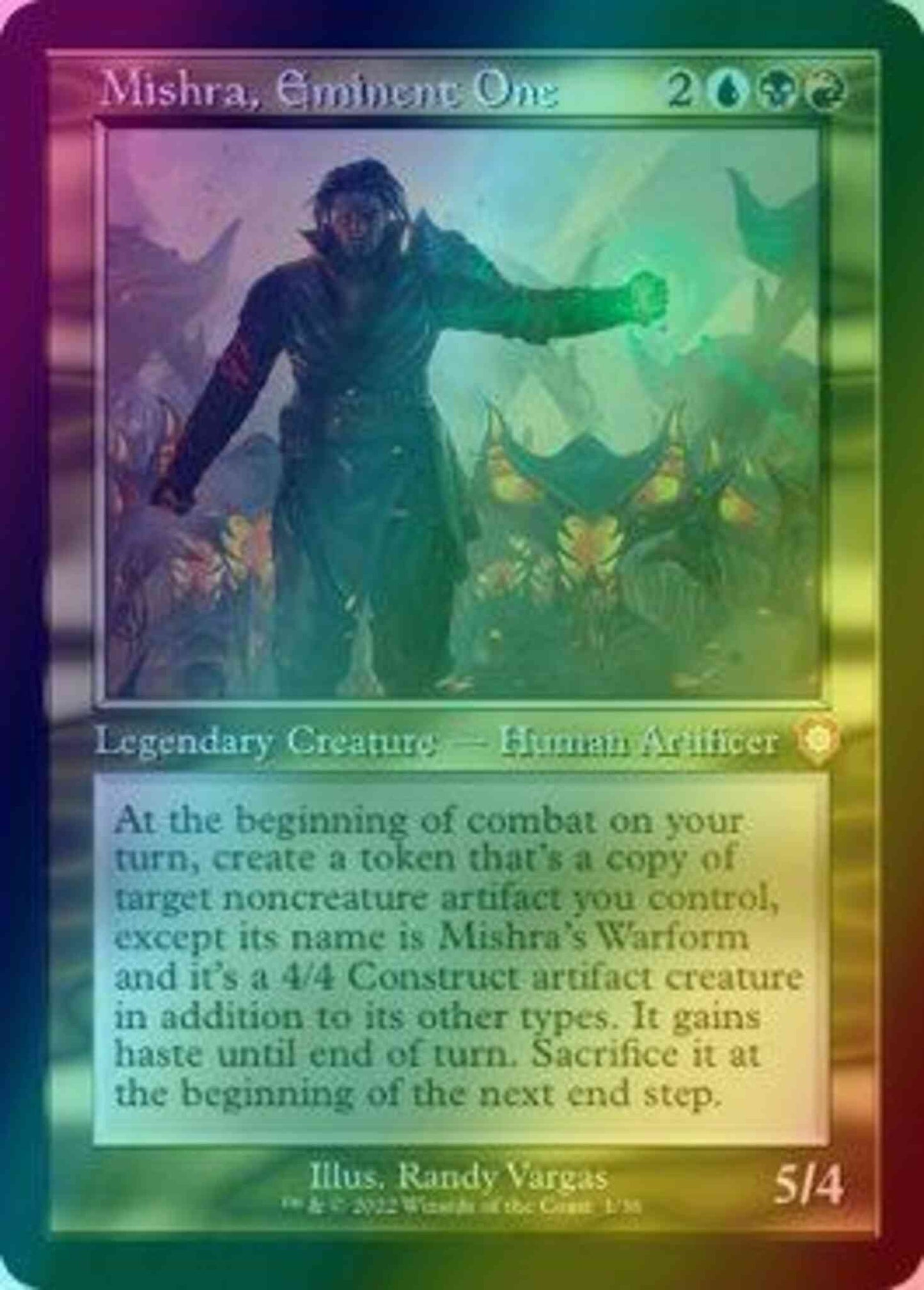 Mishra, Eminent One [1] [Retro Frame] [The Brothers' War: Commander] [Foil]