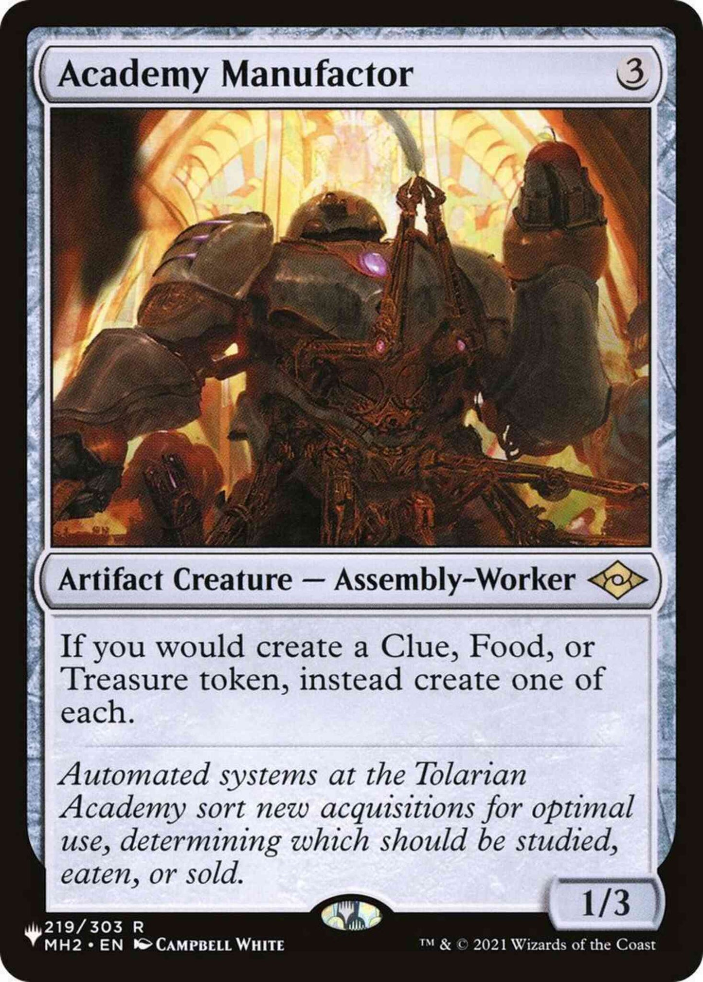 Academy Manufactor [MH2-219] [The List] [Non-Foil]