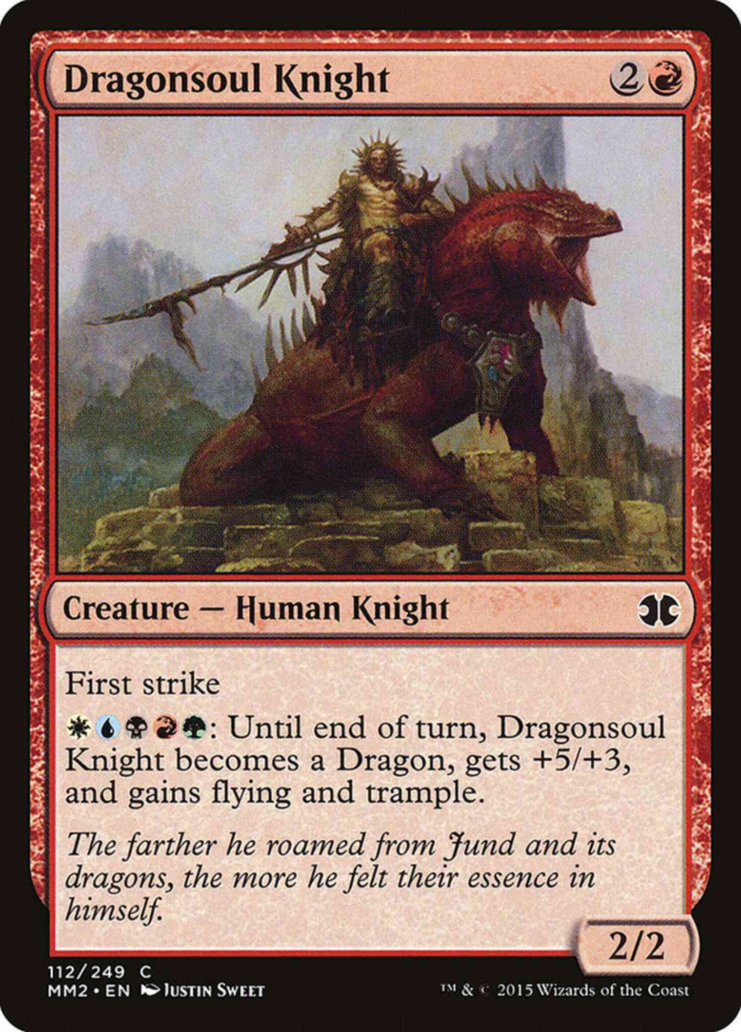 Dragonsoul Knight [112] [Modern Masters 2015] [Non-Foil]