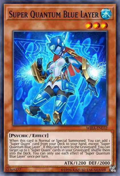 Super Quantum Blue Layer - WIRA-EN032 - Rare - 1st Edition