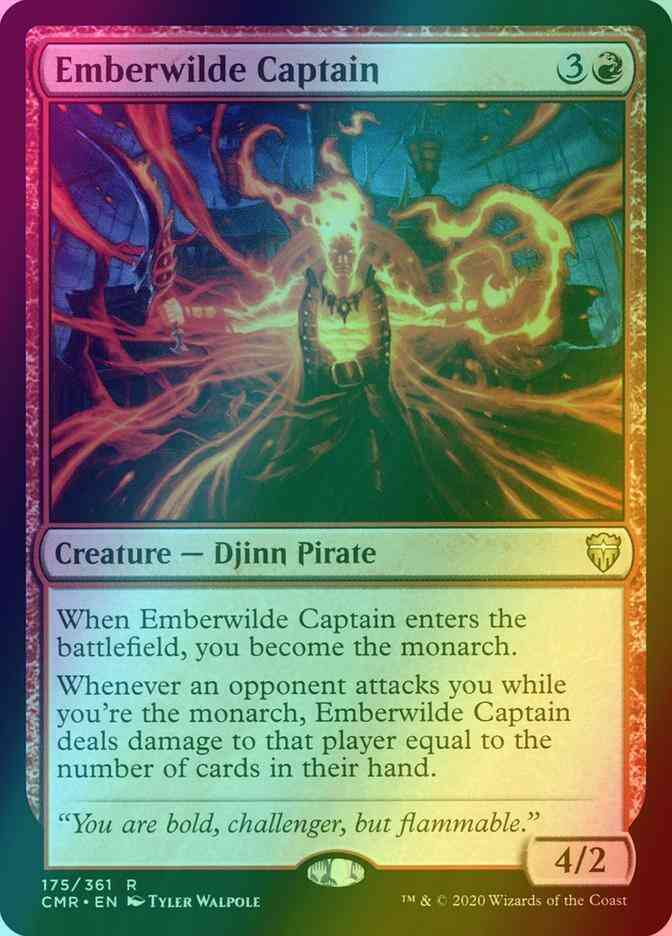 Emberwilde Captain [175] [Commander Legends] [Foil]