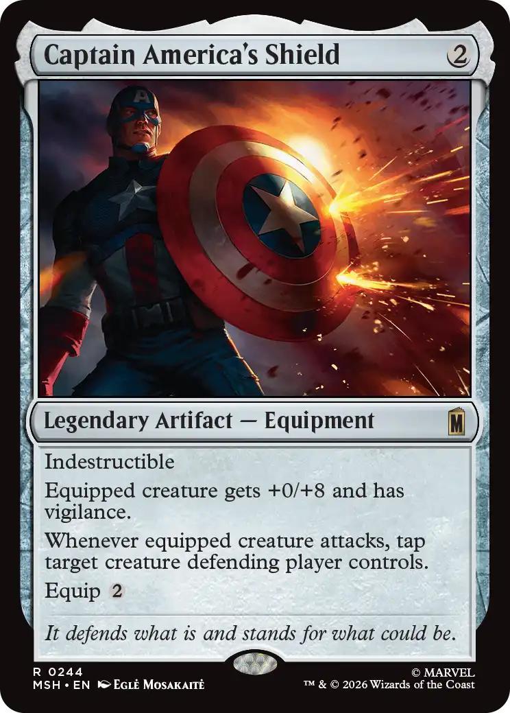 Captain America's Shield [244] [Marvel Super Heroes] [Non-Foil]