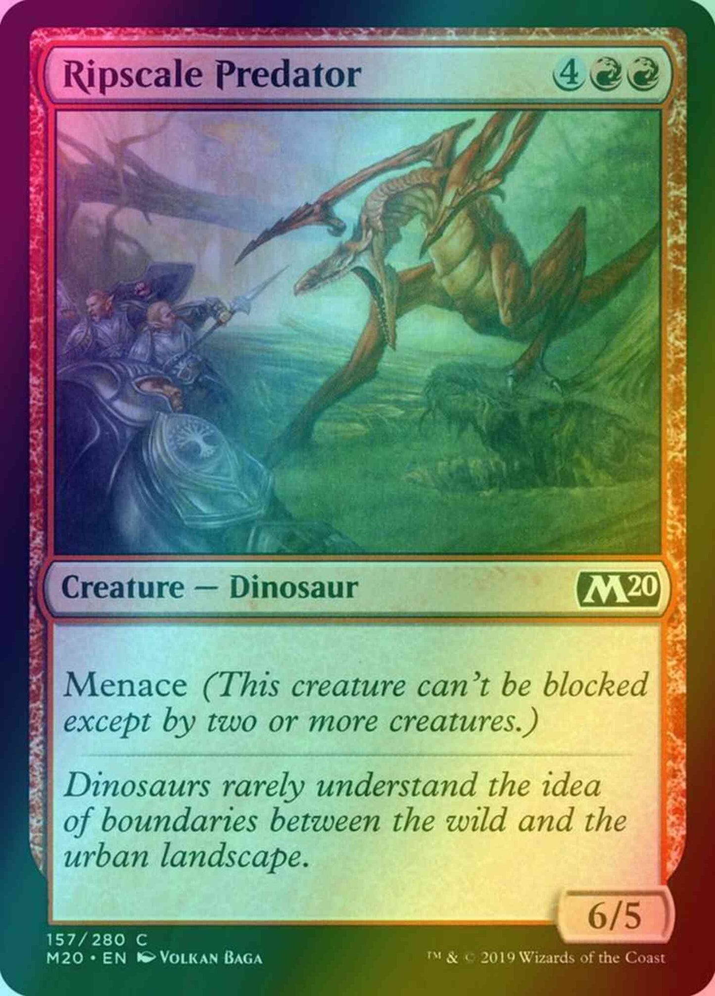 Ripscale Predator [157] [Core Set 2020] [Foil]