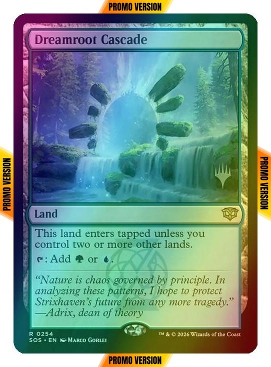 Dreamroot Cascade [254p] [Promo Pack] [Secrets of Strixhaven Promos] [Foil]