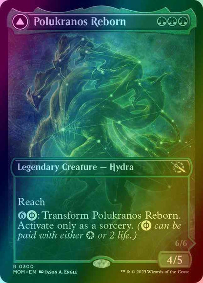 Polukranos Reborn // Polukranos, Engine of Ruin [300] [Planar Showcase] [March of the Machine] [Foil]