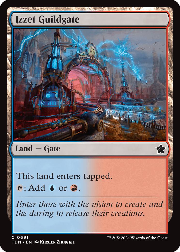 Izzet Guildgate [691] [Foundations] [Non-Foil]