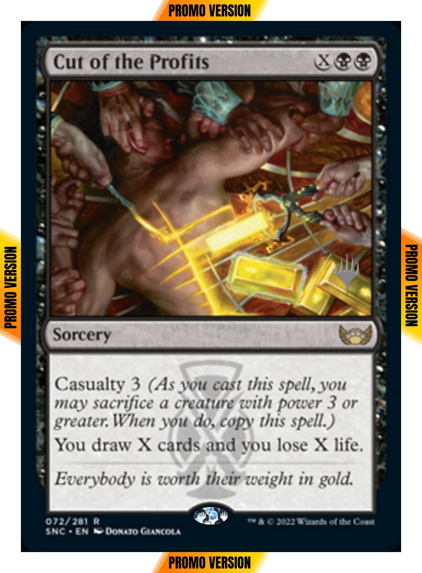Cut of the Profits [Promo Pack] [72p] [Streets of New Capenna: Promos] [Non-Foil]