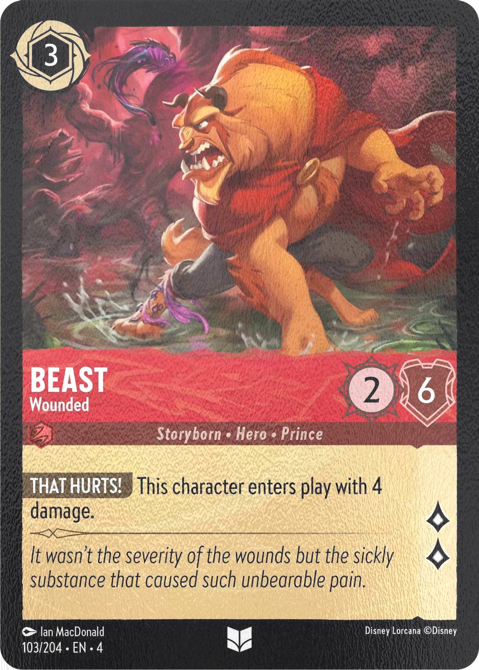 Beast - Wounded - 103/204 [Ursula's Return] [Cold Foil]