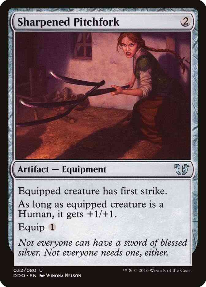 Sharpened Pitchfork [32] [Duel Decks Blessed vs Cursed] [Non-Foil]
