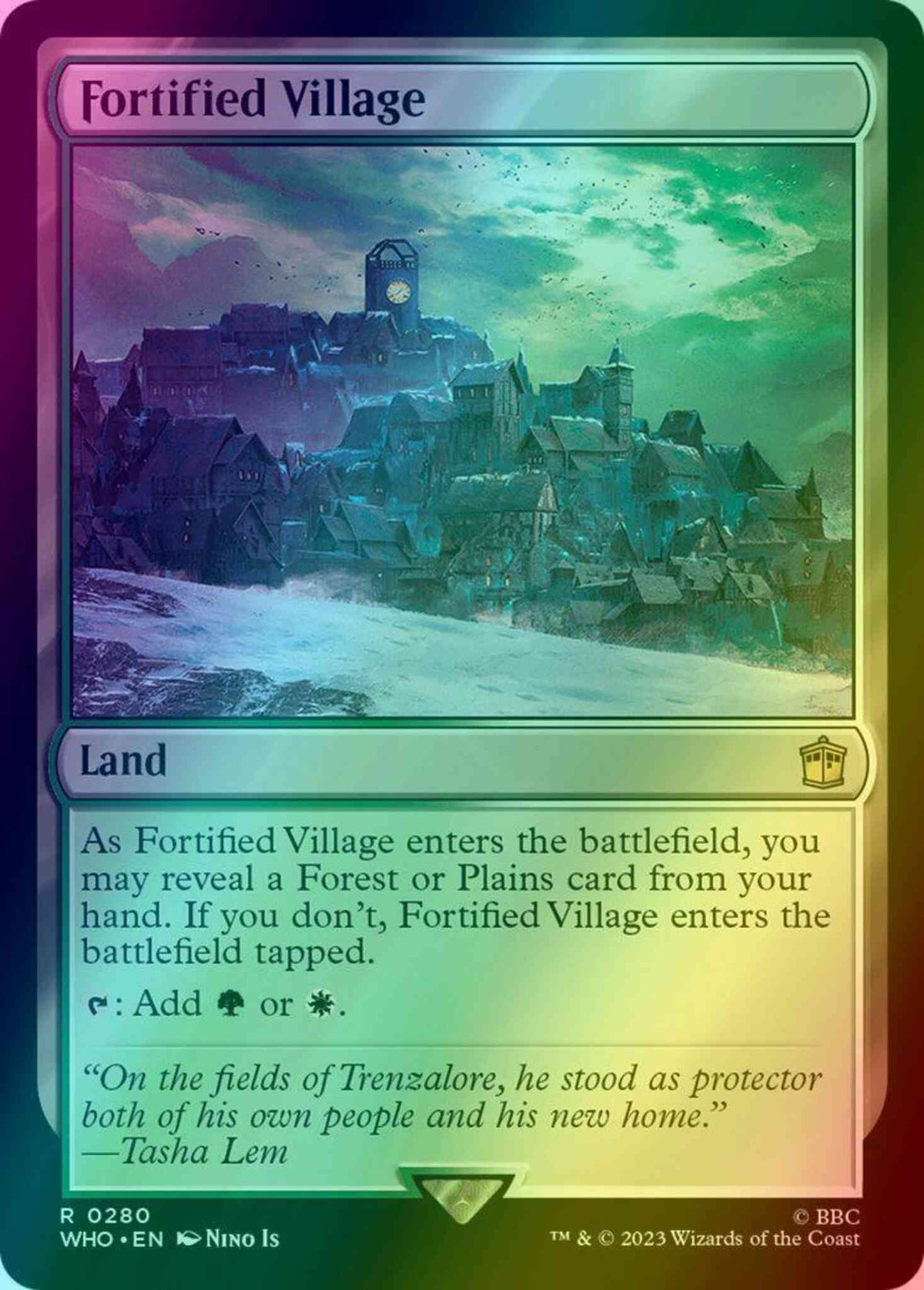 Fortified Village [280] [Universes Beyond: Doctor Who] [Foil]