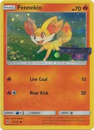 Fennekin - 15/131 - Promo [Prerelease] [SM6MSP-15] [Cosmos Holo]