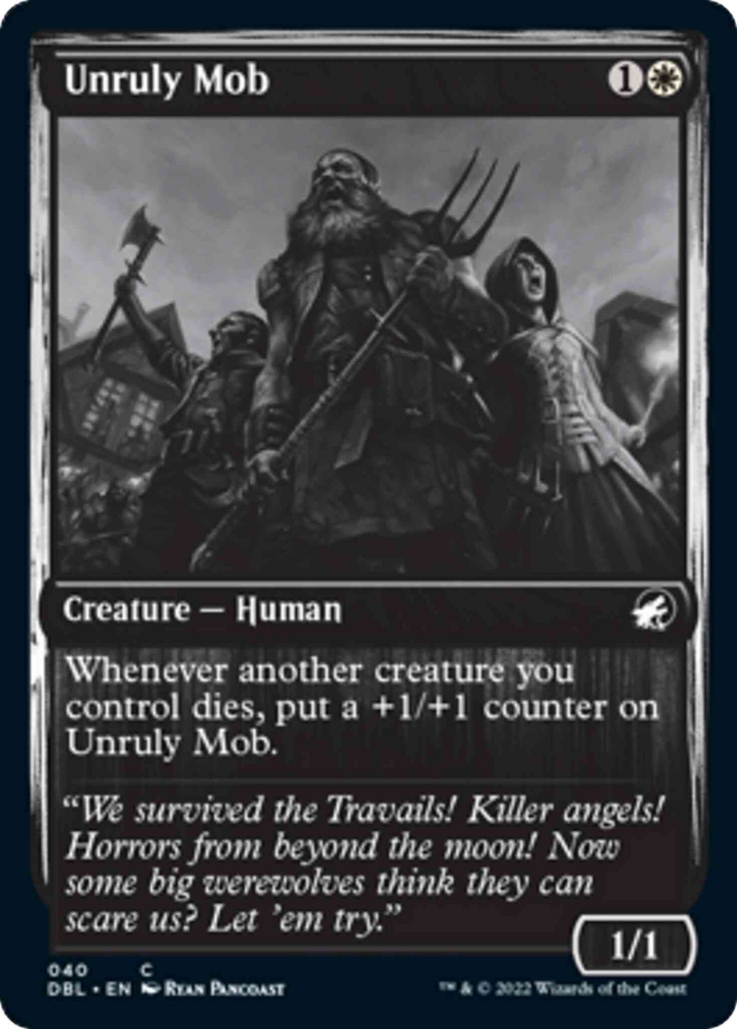 Unruly Mob [40] [Innistrad: Double Feature] [Non-Foil]