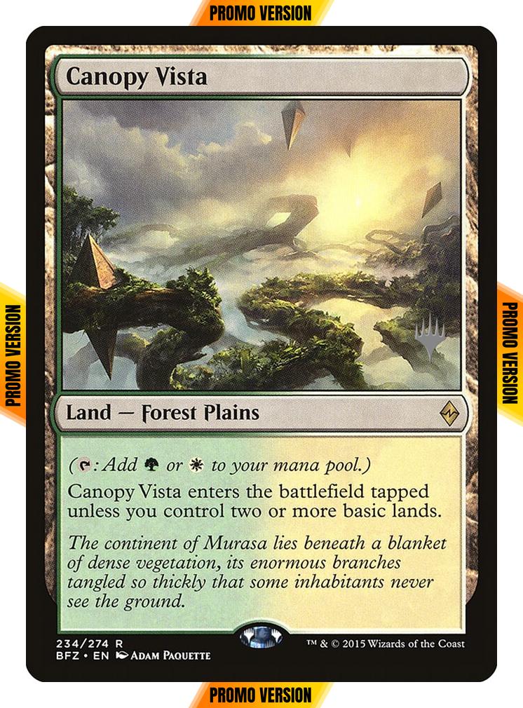 Canopy Vista [Promo Pack] [234p] [Battle for Zendikar Promos] [Foil]