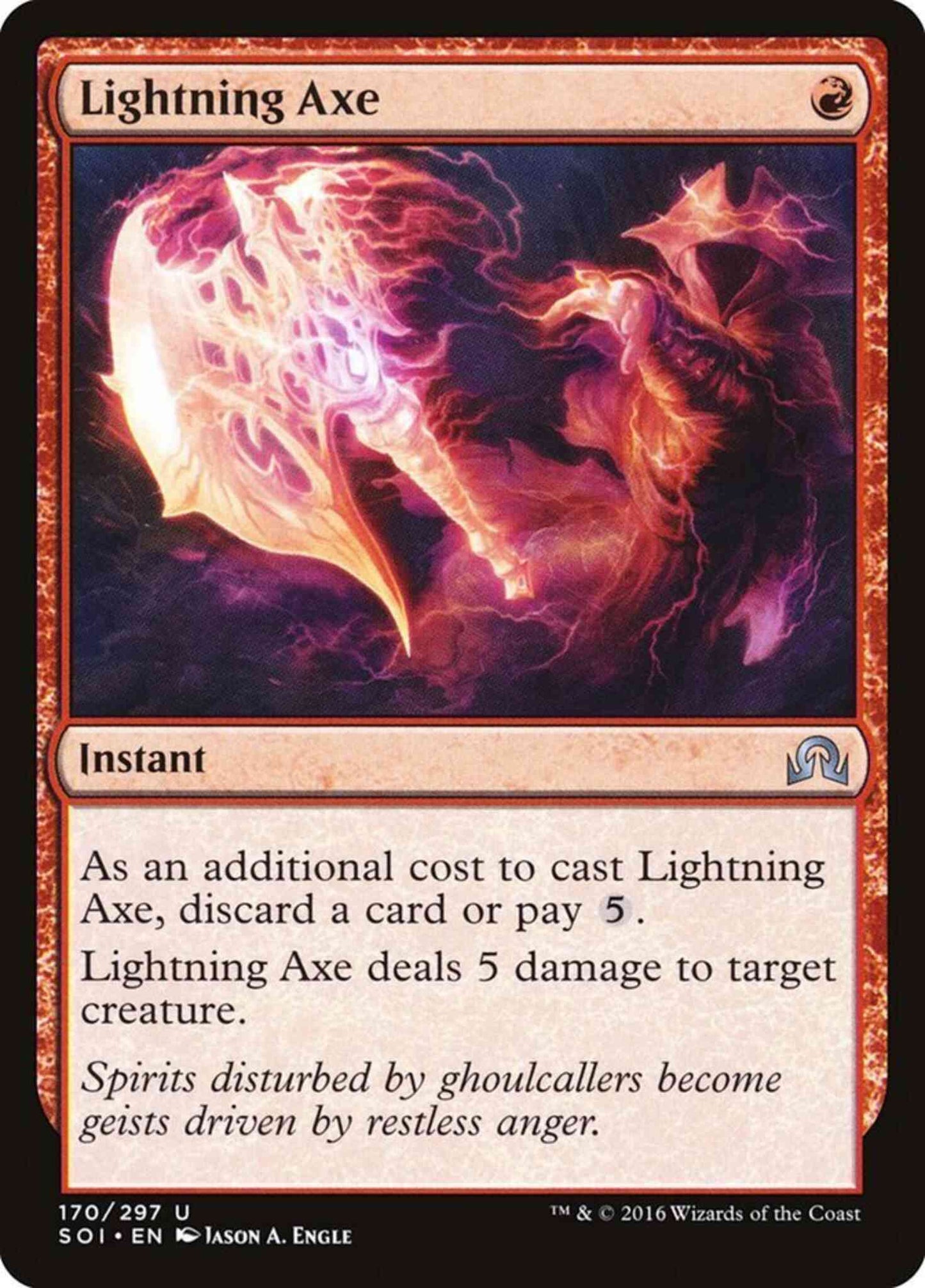 Lightning Axe [170] [Shadows over Innistrad] [Non-Foil]