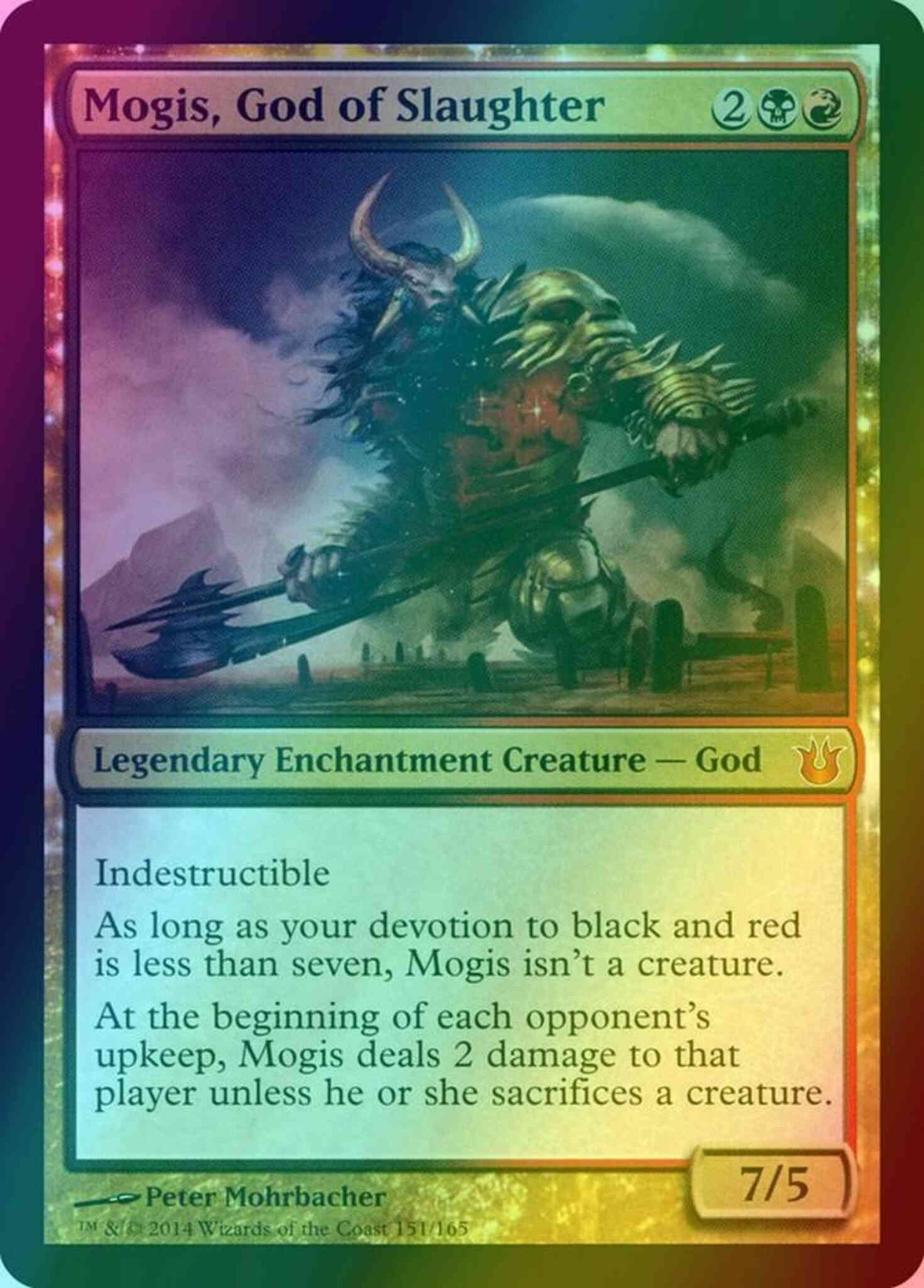 Mogis, God of Slaughter [151] [Born of the Gods] [Foil]